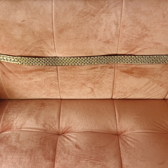 White leather and Swarovski rhinestone Hysteric Glamour belt from Japan - Picture 4 of 6